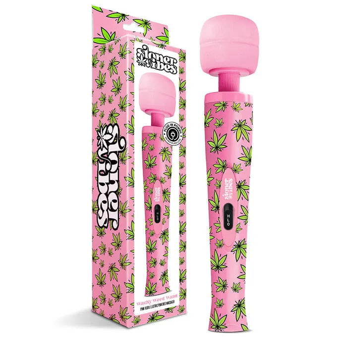 Global Novelties LLC Vibrators Stoner Vibes Wacky Weed Wand Mass Pk Kus