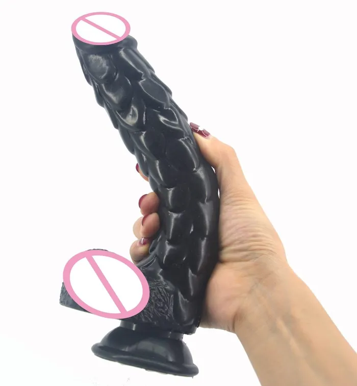 House of Dasein Female Sex Toys Realistic Dildos Long Silicone With Suction Cup Fish Scale Texture Anal Dildo Dong