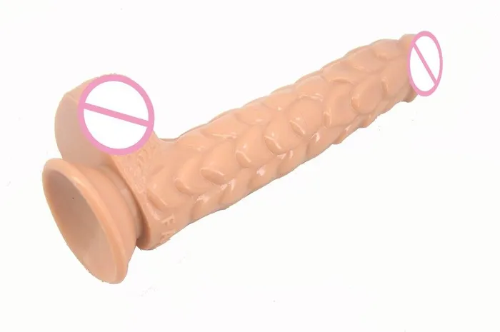 House of Dasein Female Sex Toys Realistic Dildos Long Silicone With Suction Cup Fish Scale Texture Anal Dildo Dong
