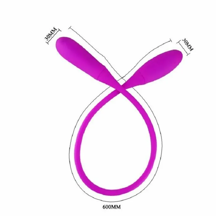 House of Dasein Female Sex Toys Vibrating Eggs Pretty Love 7 Speed Silicone Double Vibrating Egg Bullet Vibrator Rechargeable