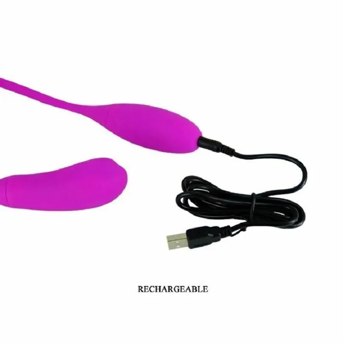 House of Dasein Female Sex Toys Vibrating Eggs Pretty Love 7 Speed Silicone Double Vibrating Egg Bullet Vibrator Rechargeable