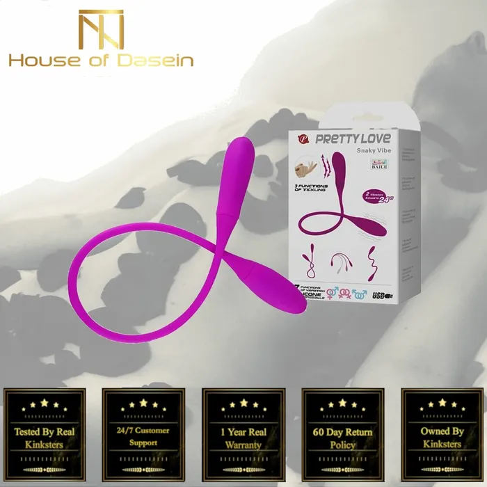 House of Dasein Female Sex Toys Vibrating Eggs Pretty Love 7 Speed Silicone Double Vibrating Egg Bullet Vibrator Rechargeable
