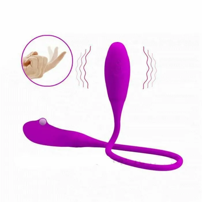House of Dasein Female Sex Toys Vibrating Eggs Pretty Love 7 Speed Silicone Double Vibrating Egg Bullet Vibrator Rechargeable