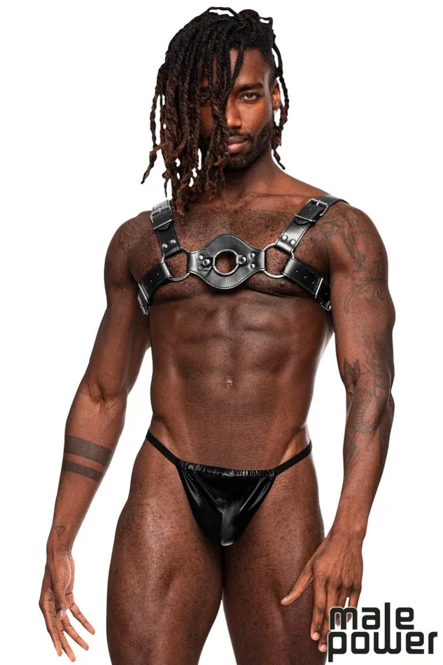 Jolar Speck Male Sex Toys Male Power PU Leather Chest Harness Libra Jolar Speck Male Sex Toys Male Power PU Leather Chest Harness Libra