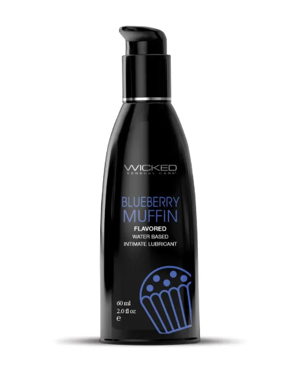 Lubricants Wicked Sensual Care Aqua Blueberry Muffin Flavored Water Based Intimate Lubricant 2 Fl Oz Lubricants Wicked Sensual Care Aqua Blueberry Muffin Flavored Water Based Intimate Lubricant 2 Fl Oz