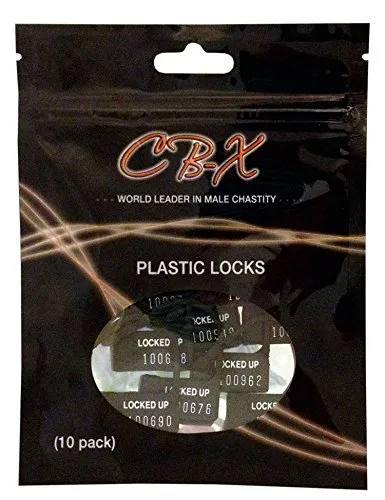 Male Sex Toys Chastity Inc Chastity 10 Pack One Time Use Plastic Locks