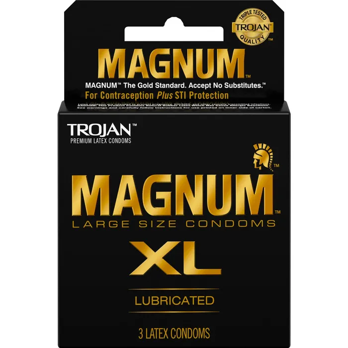 Male Sex Toys Trojan Magnum Xl 3 Pack Trojan Condoms