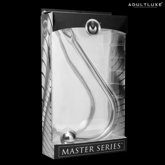 Male Sex Toys XR Brands Master Series Hooked Stainless Steel Anal Hook