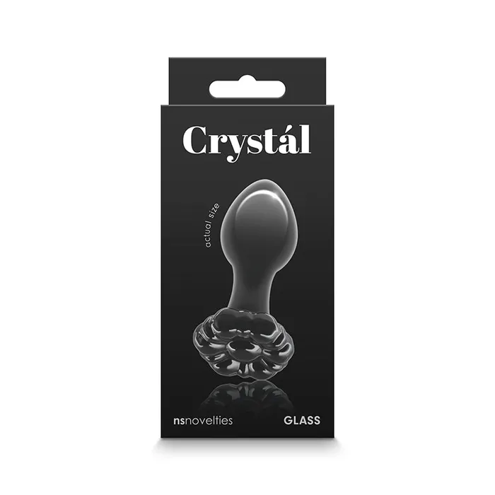 New Sensations Novelties Inc Anal Crystal Flower Black