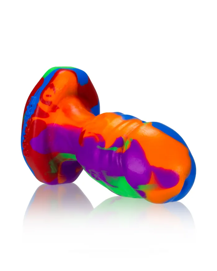 Oxballs Honcho 5 Inch Rainbow Silicone Veiny Butt Plug Oxballs Anal