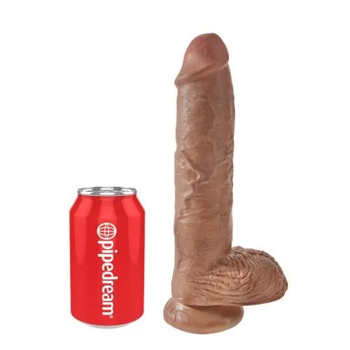 Pipedream King Cock 10 with Balls Tan JDS Dildos
