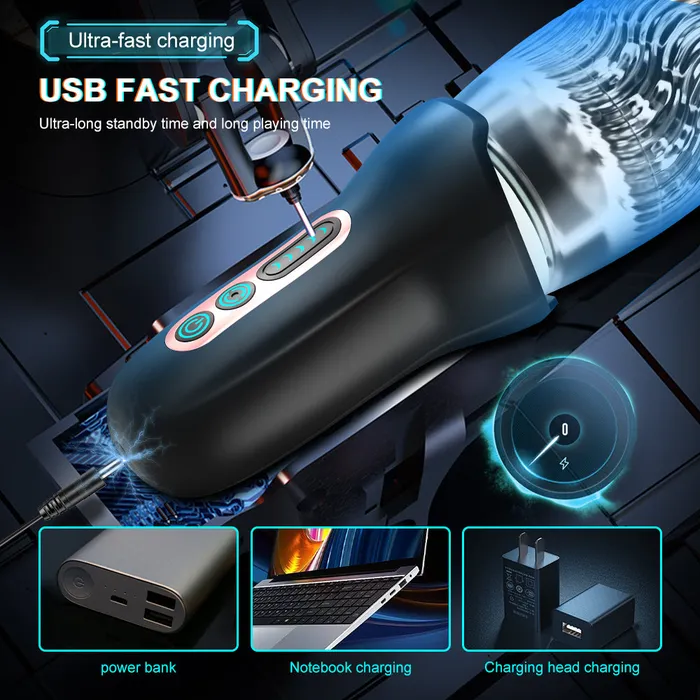 QUTOYS Male Sex Toys QUTOYS 5Frequncy Rotation 10 Speeds Vibration Masturbators Oral Sex Cup QUTOYS Male Sex Toys QUTOYS 5Frequncy Rotation 10 Speeds Vibration Masturbators Oral Sex Cup