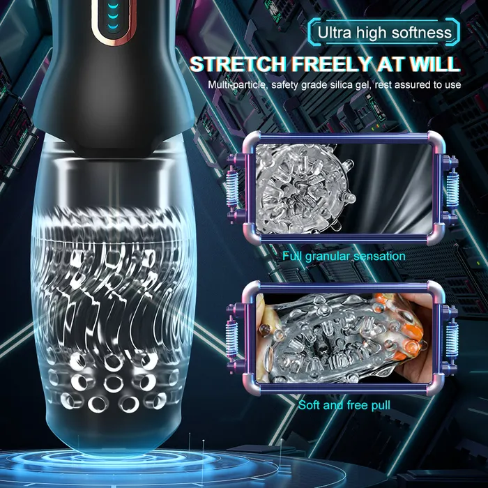 QUTOYS Male Sex Toys QUTOYS 5Frequncy Rotation 10 Speeds Vibration Masturbators Oral Sex Cup QUTOYS Male Sex Toys QUTOYS 5Frequncy Rotation 10 Speeds Vibration Masturbators Oral Sex Cup