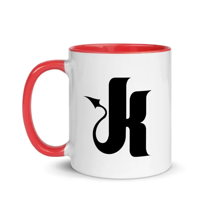 Red System Ventures LLC Red Accented Mug with Black Kink Logo Anal
