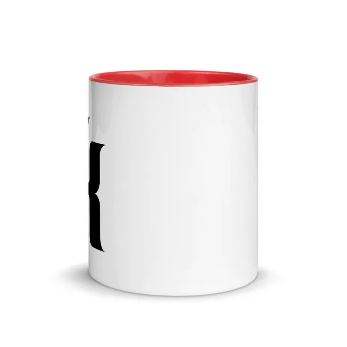 Red System Ventures LLC Red Accented Mug with Black Kink Logo Anal Red System Ventures LLC Red Accented Mug with Black Kink Logo Anal