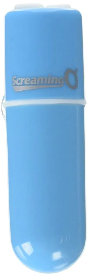 Screaming O Vibrators Screaming O Charged Vooom Rechargeable Bullet Vibe Blue