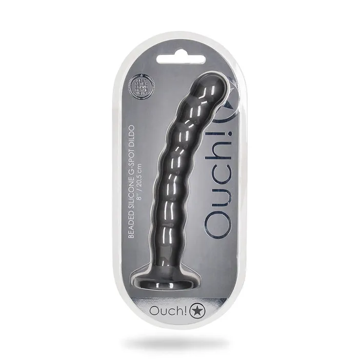 Shots America Llc Anal Shots Ouch Beaded Sili 8In Gspot Gun