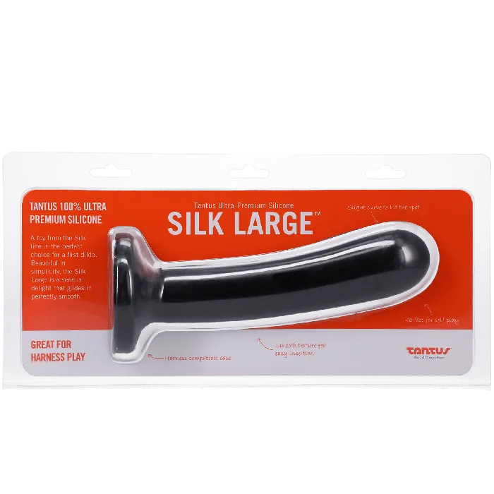 Silk Large Onyx Medium Tantus Male Sex Toys