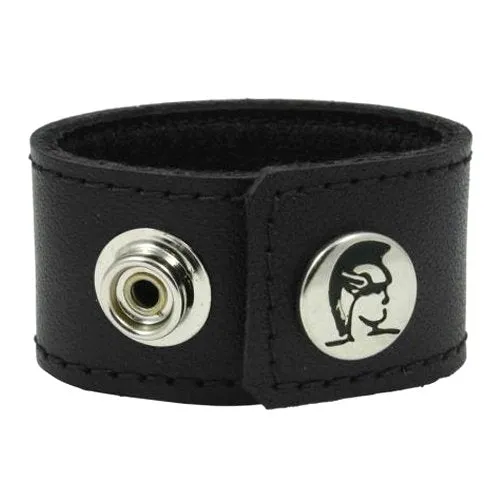 Spartacus Anal Spartacus Ball Stretcher With Snaps Black 1 Inch