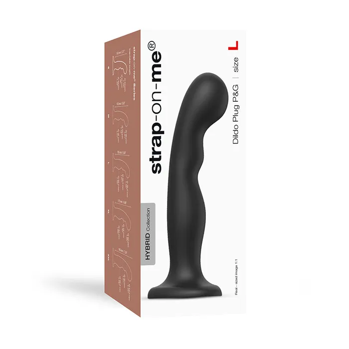 StrapOnMe Dildo Plug PG Blk L Lovely Planet USA Female Sex Toys
