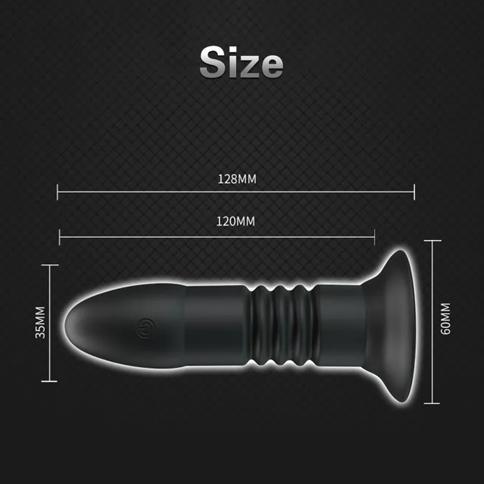 Vibrating Butt Plugs Telescopic Thrusting Anal Vibrator Bdsm Wireless Butt Plug House of Dasein Anal