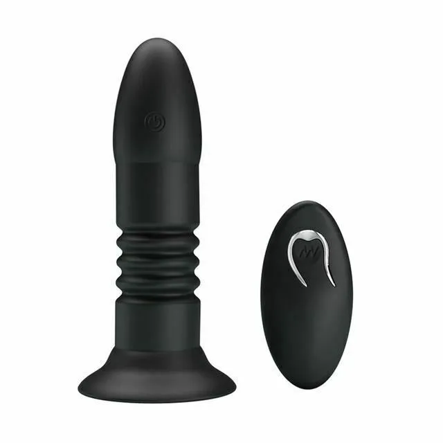 Vibrating Butt Plugs Telescopic Thrusting Anal Vibrator Bdsm Wireless Butt Plug House of Dasein Anal