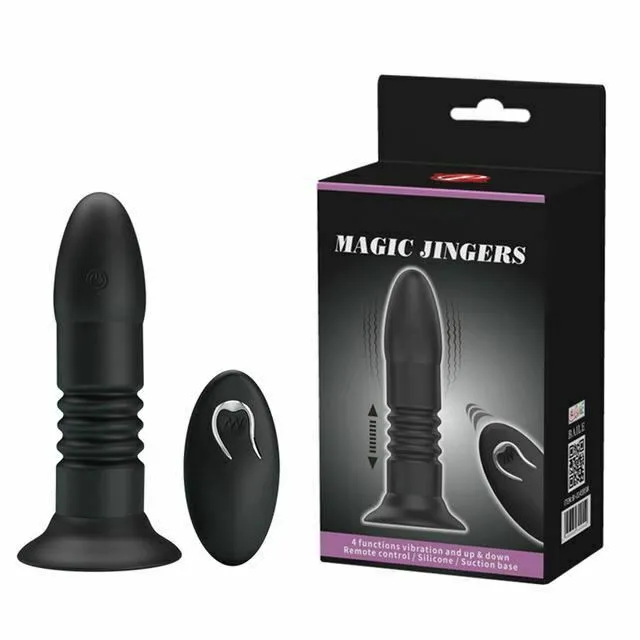 Vibrating Butt Plugs Telescopic Thrusting Anal Vibrator Bdsm Wireless Butt Plug House of Dasein Anal