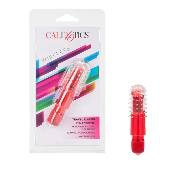Vibrators California Exotic Novelties Travel Blaster Red WP