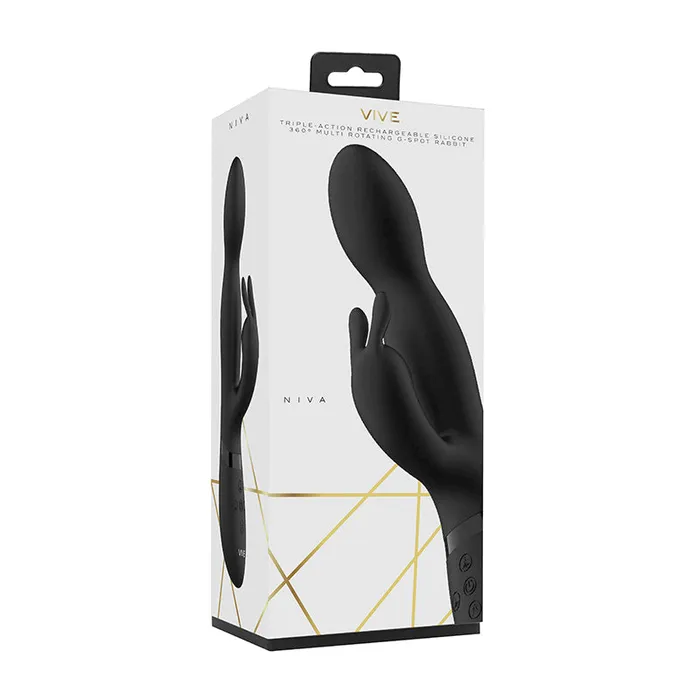 Vive Niva Rabbit Vibrator Black Shots America Llc Vibrators