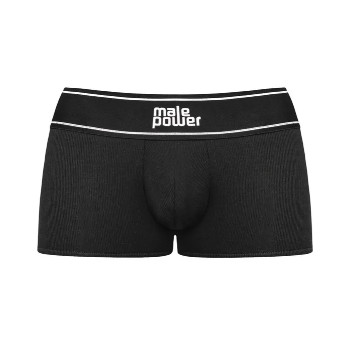Anal Male Power Modal Rib Pouch Short Medium Black Anal Male Power Modal Rib Pouch Short Medium Black