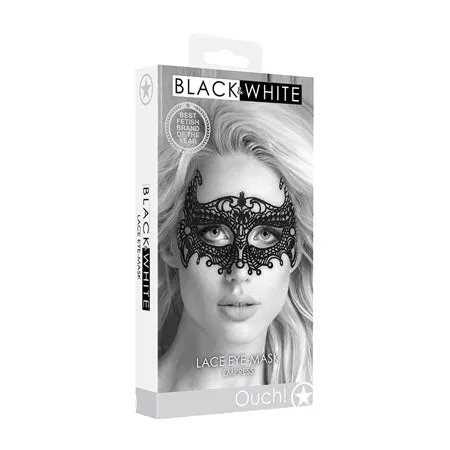 Anal Shots America LLC Ouch Lace Eye Mask Empress Black