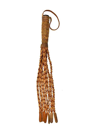 Anal SHOTS MEDIEVAL 7 BRAIDED 15 INCH TAILS W 6 INCH FISH DESIGN HANDLE