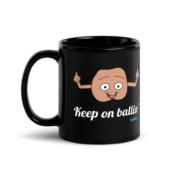 Balldo Dildos Keep on ballin Chuck the Balls mug 11oz300ml Balldo Dildos Keep on ballin Chuck the Balls mug 11oz300ml