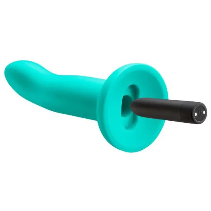 Cloud 9 Novelties Female Sex Toys Ergo Super Flexi IV Dong Soft and Flexible Liquid Silicone With Vibrator Teal Cloud 9 Novelties Female Sex Toys Ergo Super Flexi IV Dong Soft and Flexible Liquid Silicone With Vibrator Teal
