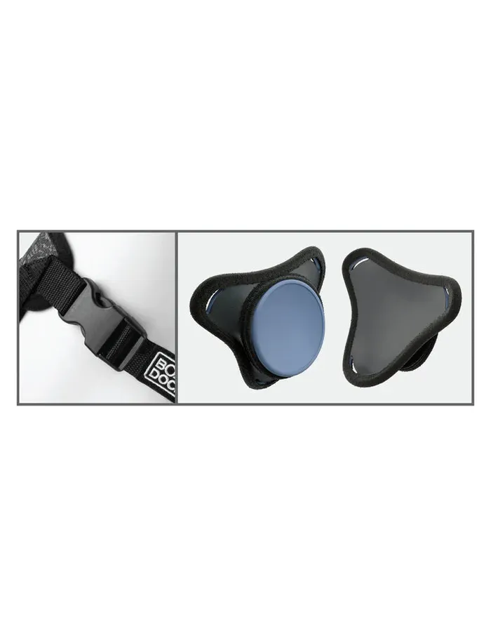 Dillio Platinum Body Dock SE Pegging Harness with 5 in Silicone Dildo Pipedream Female Sex Toys