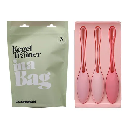 Doc Johnson Doc Johnson In A Bag Kegel Trainer Set Silicone Pink Female Sex Toys Doc Johnson Doc Johnson In A Bag Kegel Trainer Set Silicone Pink Female Sex Toys