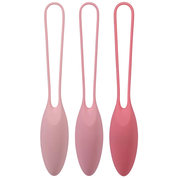 Doc Johnson Doc Johnson In A Bag Kegel Trainer Set Silicone Pink Female Sex Toys