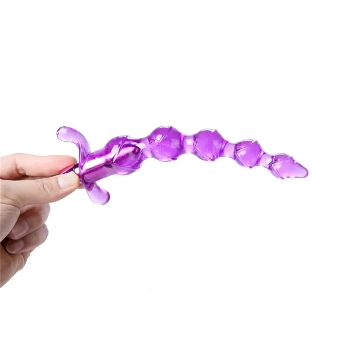 EVEs SECRETS Anal Jelly Beaded Anal Vibrators In Two Sizes Silicone Anal Beads