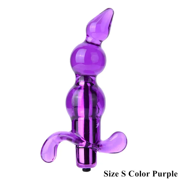 EVEs SECRETS Anal Jelly Beaded Anal Vibrators In Two Sizes Silicone Anal Beads