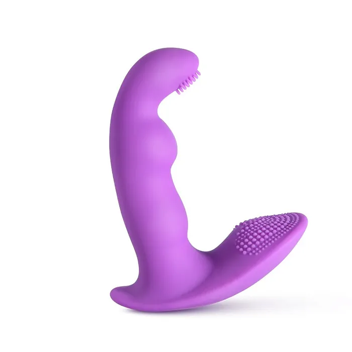 EVEs SECRETS Female Sex Toys 2 in 1 Silicone Wearable Butterfly Vibrator Clitoral and GSpot Stimulator Female Sex Toy