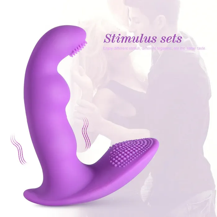 EVEs SECRETS Female Sex Toys 2 in 1 Silicone Wearable Butterfly Vibrator Clitoral and GSpot Stimulator Female Sex Toy
