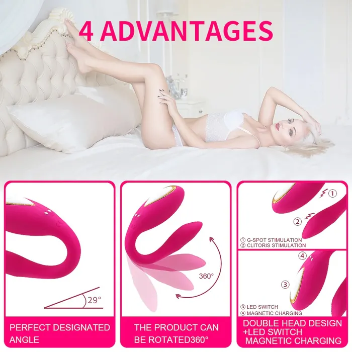 EVEs SECRETS Female Sex Toys Adult Wireless Vibrator for Female Silicone Sex Toy GSpot and Vagina Stimulator