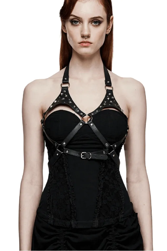 EVEs SECRETS Male Sex Toys Stylish Faux Leather Punk Harness with Adjustable Straps EVEs SECRETS Male Sex Toys Stylish Faux Leather Punk Harness with Adjustable Straps