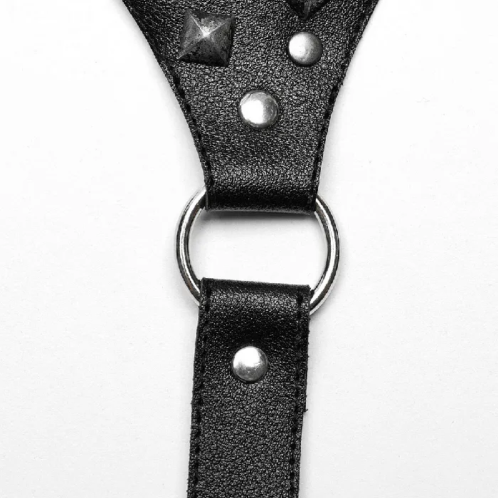 EVEs SECRETS Male Sex Toys Stylish Faux Leather Punk Harness with Adjustable Straps