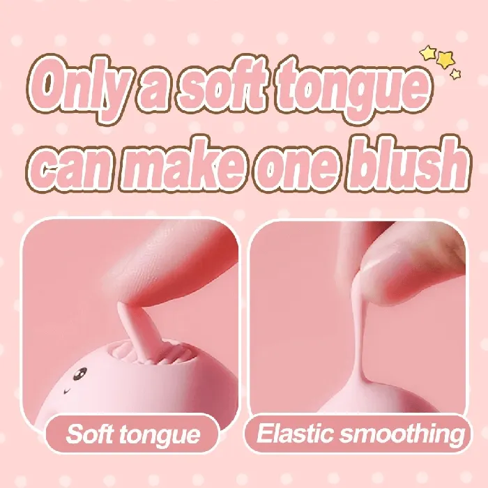 EVEs SECRETS Vibrators Clitoris Licking Tongue Toy Pig for Female Masturbation