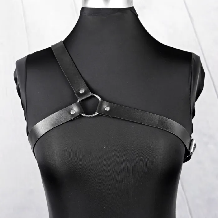 Female Sex Toys EVEs SECRETS Female PU Leather Shoulder Harness Womens Body Straps Lingerie Accessories
