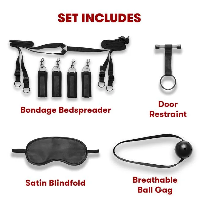 Female Sex Toys LUX FETISH EVERYTHING YOU NEED BDSM INABOX 12PC BEDSPREADERS SET
