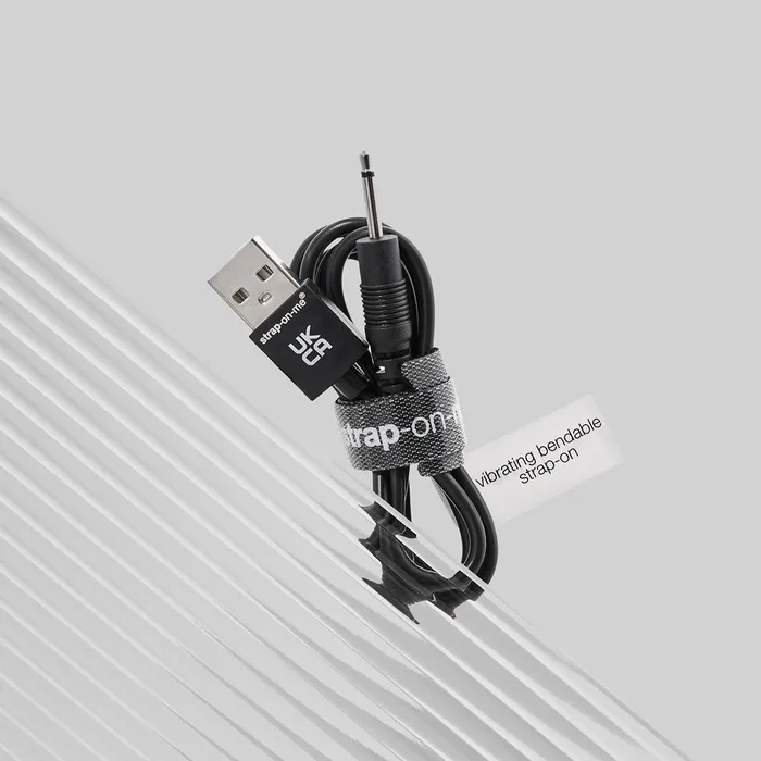 Female Sex Toys Strap On Me US USB charger Vibrating bendable strap on