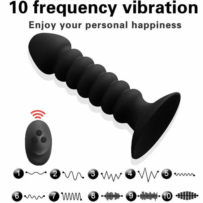 Female Sex Toys Wireless Remote control Anal Buttplug Vibrator Lusty Age