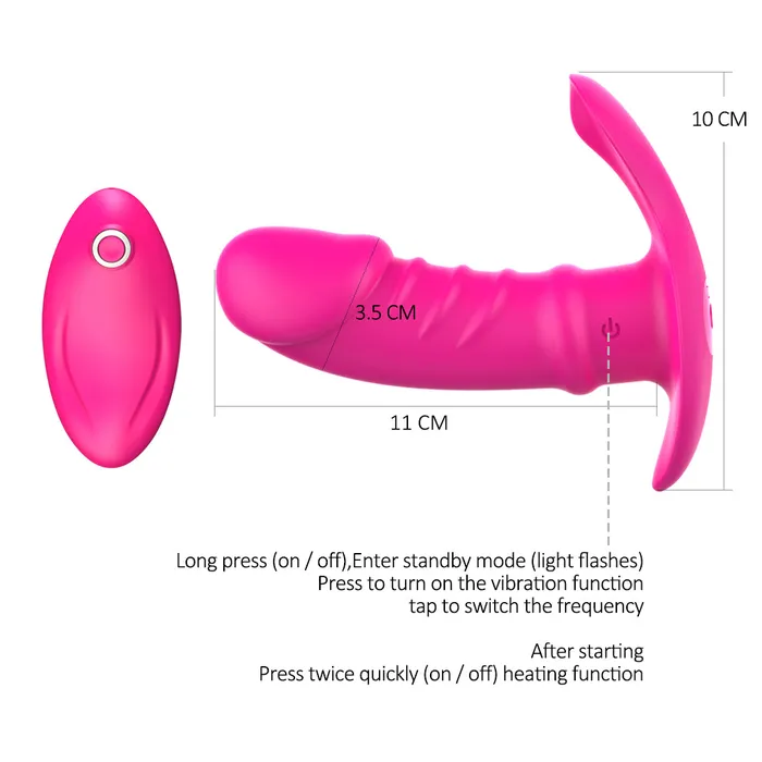 JazzToy Vibrators Secret Love Penis Wearable Vibrator